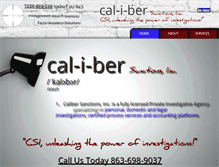 Tablet Screenshot of caliberpi.com